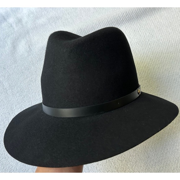 Rag & Bone Floppy Brim Fedora in Black, Size Medium - Picture 11 of 11